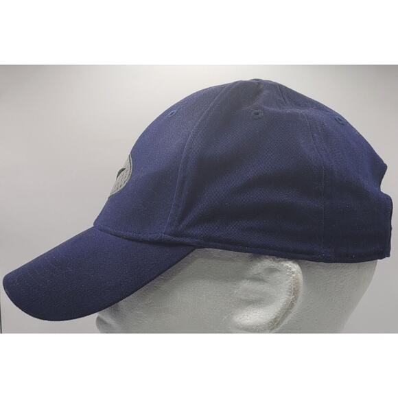 VINTAGE Nike Hat Cap Strap Back Blue Green Swoosh Embroidered‎ Logo Athletic Y2K - Picture 6 of 10